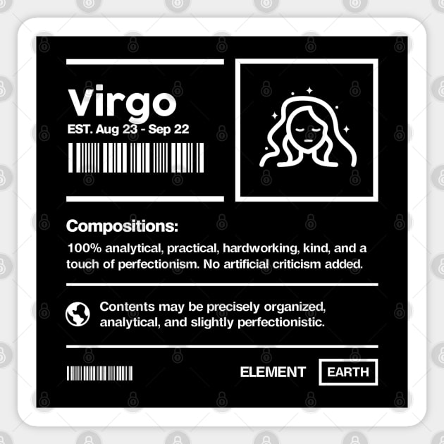 Virgo Sticker by artslaves